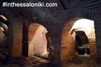 Agios Dimitrios Temple Underground Crypt. Originally built by the Romans as part of a Bathing complex, the Crypt was later used as a place of worship by the early Christians of Thessaloniki.