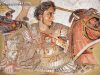 Monument of Alexander the Great - Nea Paralia. Alexander the Great at the battle of Issus. A truly wonderful Roman mosaic found at the 'House of the Faun' at Pompeii