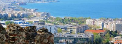 Byzantine Walls - Trigoniou Tower Panoramic View